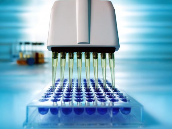 Multichannel,Pipette,Loading,Samples,In,Pcr,Microplate,With,96,Wells Multichannel,Pipette,Loading,Samples,In,Pcr,Microplate,With,96,Wells