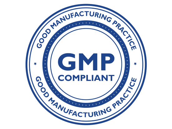 GMP compliant stamp